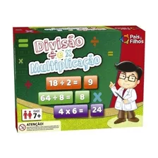 Jogo Divisão Multiplicação Matemática Educativo Brinquedo