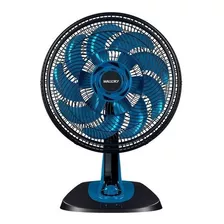 Ventilador De Mesa Neo Air 15 40cm 15 Pás 140w Mallory 110v Cor Da Estrutura Preto Cor Das Pás Preto/azul