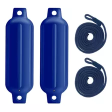 Guardabarros Para Barcos, Parachoques Cuerda Azul G0 Azul