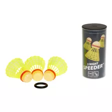 Speedminton Night 3pk Speeder Tube Birdies Para Juegos Al Ai