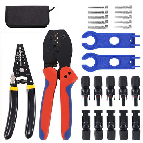 Zazzme store Crimping Pliers Kit for Connectors Solar Panel Crimpers