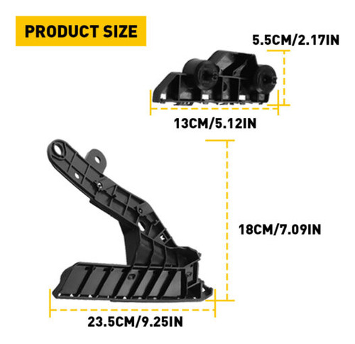 Bumper Bracket For 2013-2015 Nissan Altima Set Of 2 Fron Ggg Foto 4