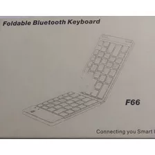 Teclado Plegable F66 Bluetooth.