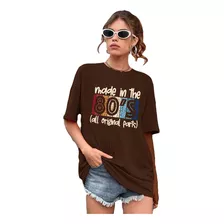 Playera Con Estampado De Slogan Mujeres Comodidades Moda