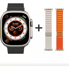Relógio Smartwatch Hello 3+ Plus Amoled 4gb + 2 Pulseiras Cor Da Caixa Prateado Cor Da Pulseira Preto Cor Do Bisel Prata