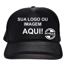 Kit 20 Bonés Aba Curva Trucker Redinha Estampa Personalizado