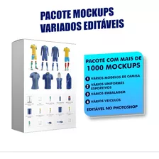 Pack Mockups Premium Camisas Camisetas Casacos Regatas Short