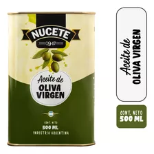 Aceite De Oliva Virgen Nucete Puro Lata 500ml + Pico