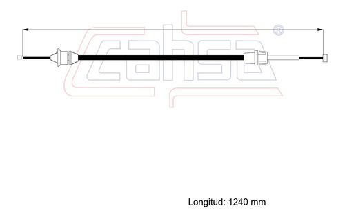 Chicote Cable Acelerador Dodge Dynasty 3.0l 1990 Foto 2