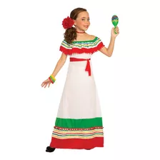 Disfraz Niña Vestido Mexicano