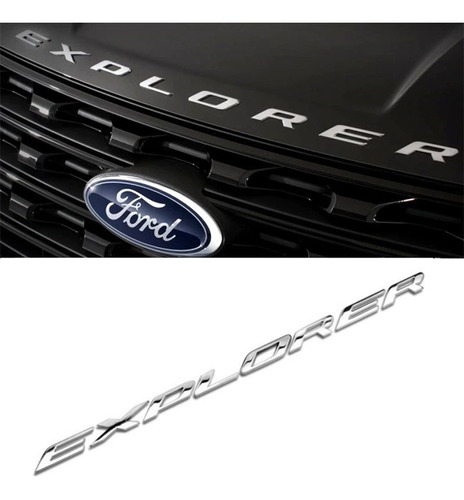 Letras Cromadas Emblema Para Capot Ford Explorer  Foto 3