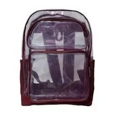 Mochila Escolar Transparente Primaria Secundaria Reforzada 