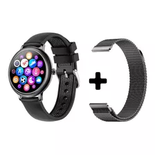 Smartwatch Reloj Inteligente Jd Paris Negro + Malla Metal -*