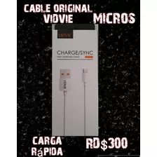 Cable Original Vidvie Para iPhone, Android