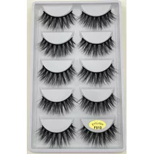 5 Pares De Pestañas Postizas 3d Silk/mink Lashes