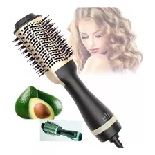 Cepillo Aire Secador Y Moldeador Para Cabello Keratina Dorad