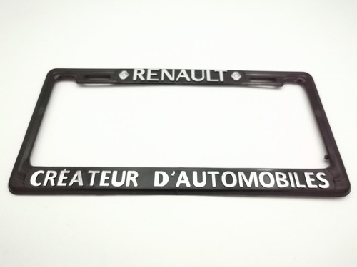 Par De Porta Placas Renault Clio Stepway Duster Kwid Kangoo  Foto 2