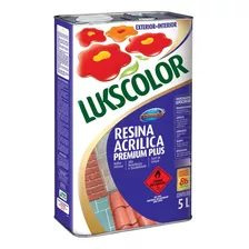 Resina Acrílica Base Solv Incolor Lukscolor 5l