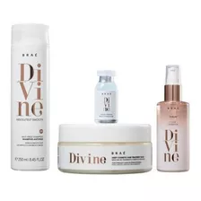 Braé Divine Absolutely Kit Shampoo + Másc + Sérum + Ampola 