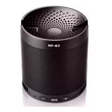 Mini Caixa Caixinha Som Ye's Hf-q3 Portatil Bluetooth Mp3 Cor Preto 5v