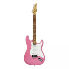 Guitarra Elétrica Condor Rx-10 Stratocaster De Tília Pink Com Diapasão De Pau-rosa