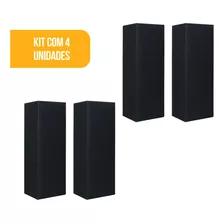 Protetor Antiarranhões De Gato Canto Cama Box Kit 4 Unidades Cor Preto