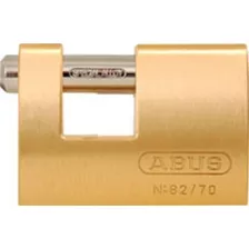 Abus 8270 Candado De Latón Macizo Monobloque Con Llave Difer