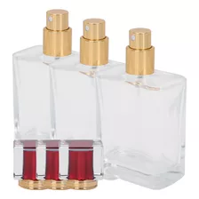 Liquid Refillable 50ml Glass Perfume Perfume Atomizer