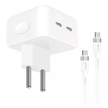 Carregador 40w Usb-c Compatível iPhone 15 15 Pro Max C/ Cabo