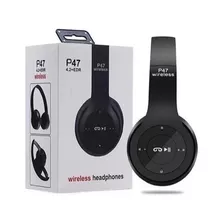 Fone De Ouvido Bluetooth P47 Wireless 5.0 Headphone Micro Sd