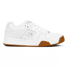 Zapatilla Dc Shoes Modelo Manteca Rs Blanco Marrón Exclusiva