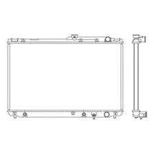 Radiador Lexus Toyota Camry Es 300 3.0 V6 1992 A 1993 Notus