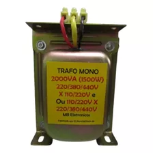 Transformador Comando 220v/380v/440v X 110v/220v 2000va