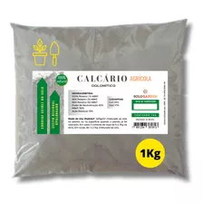 Calcário Agrícola Dolomítico Corretor Ph Acidez Do Solo 1kg