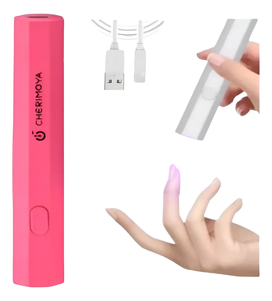 Linterna Uv/led Recargable Soft Gel Uñas Portatil Cherimoya