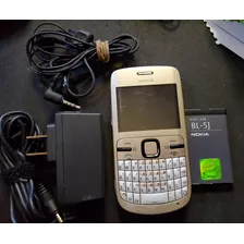 Nokia C3 Telcel Con Accesorios Originales Aun Con Señal