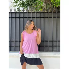 Vestido Corto Morley Viscosa Tricolor Dama Moda