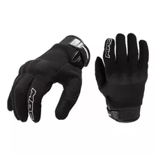 Guantes Moto Microfibra Cuero Mac Street Negro Protecciones