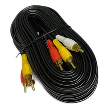 Cable De Audio Y Video Rca Bañado En Oro M/mx3 Por Imbapr