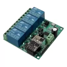 Modulo Relê Wifi 4 Canais Esp8266 Esp01 Esp8266 Esp-01 12v