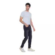 Calça Jeans Masculina Ziper Na Barra Lançamento Skinny Nf 