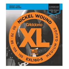 Cuerdas Daddario Bajo 5cds Exl-160-5 