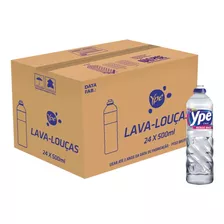 Detergente Lava Louças Ypê Clear Rende Mais 500ml Kit 24