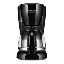 Cafeteira Multilaser Gourmet 30 Xícaras Semi Automática Preta De Filtro 220v