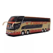 Miniatura Ônibus Expresso De Luxo 212 G7 2 Andares 30cm