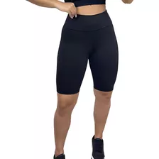 Short Feminino Legging Academia Cós Duplo Reforçado Ciclista