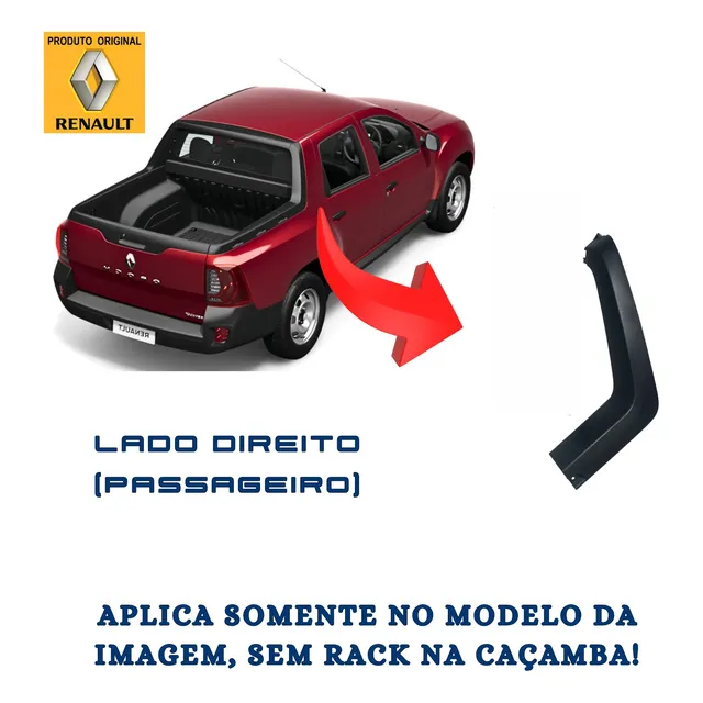 Acabamento Moldura Caçamba Renault Oroch 2016 A 22 2023 2024 8