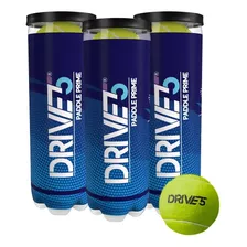 Pelotas De Pádel Drive5 Prime, Pack 3 Tubos X3 Ball