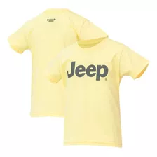 Camiseta Inf. Jeep Logo Amarela 02 - Original