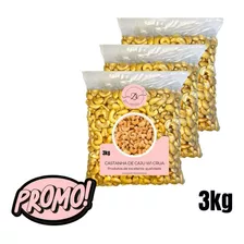 Castanha De Caju Crua Inteira 3kg Safra Nova